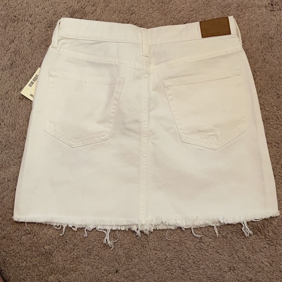 NWT High Rise White Mini Skirt - Picture 3 of 3